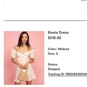 Reformation Bowie Dress